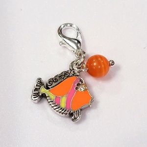 BRIGHTON RETIRED FISH SNAP CHARM NWOT